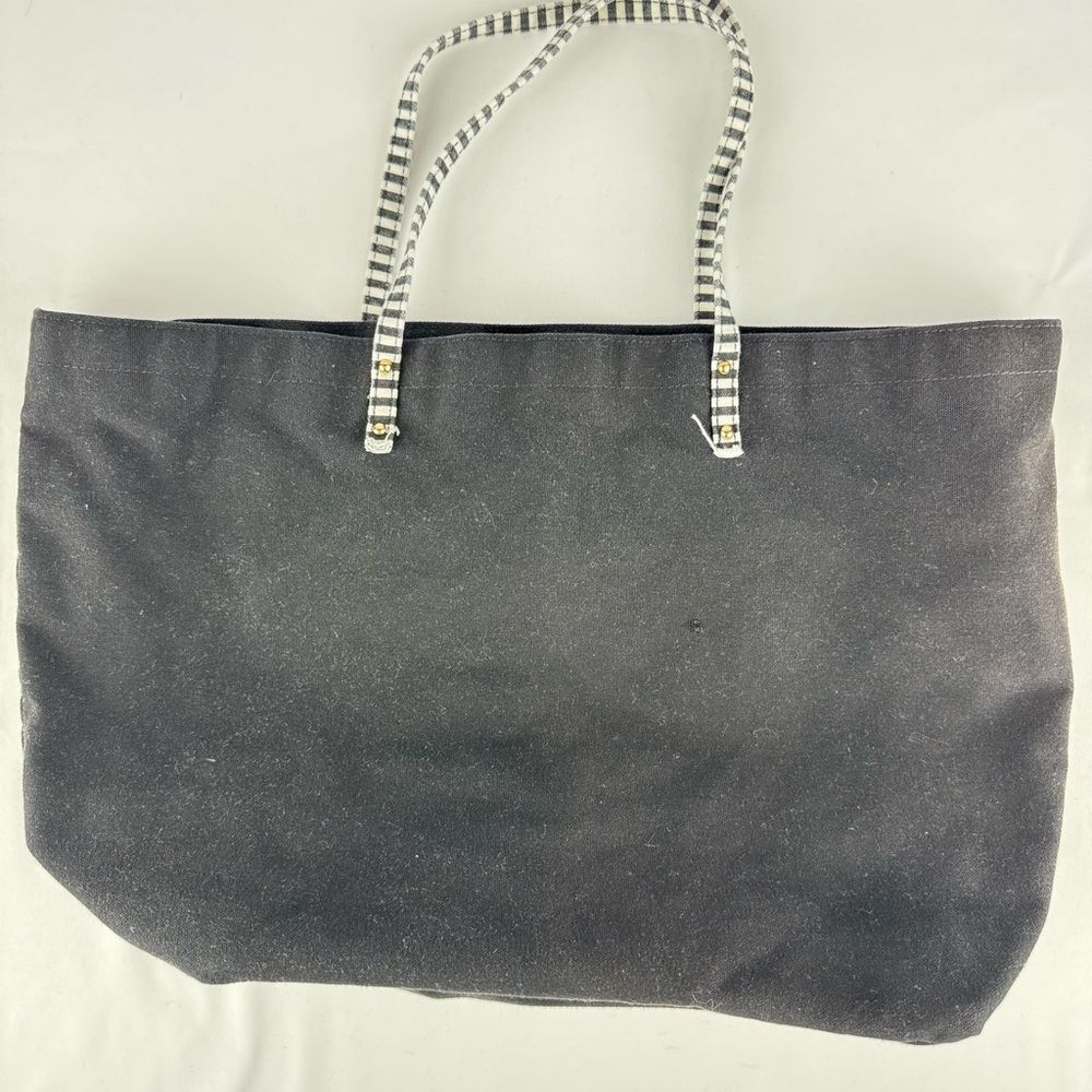 Victoria’s Secret Black and Pink Tote Bag - Picture 2 of 4